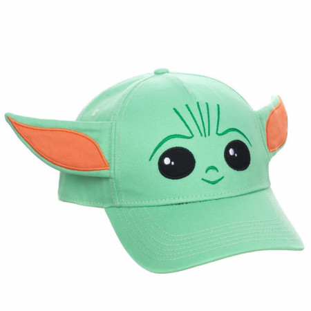 Star Wars The Mandalorian The Child Character with Ears Adjustable Snapback Hat